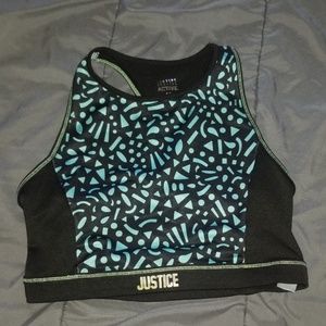 Justice sport bra